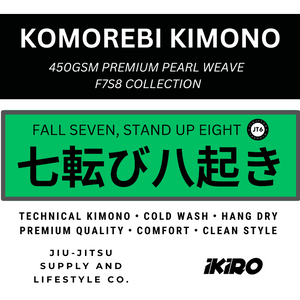 KOMOREBI KIMONO - Black (new JT6 Academy Kimono V2 special edition release)