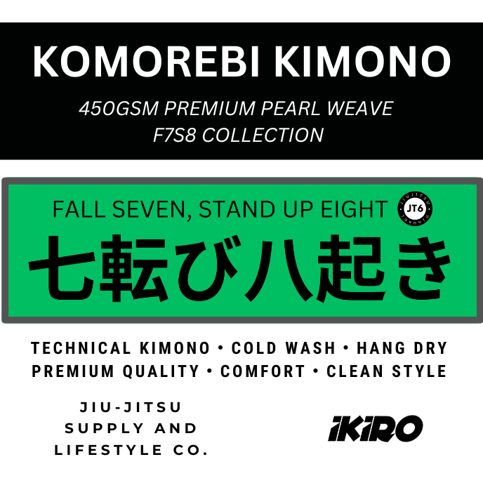 KOMOREBI KIMONO - Black (new JT6 Academy Kimono V2 special edition release)